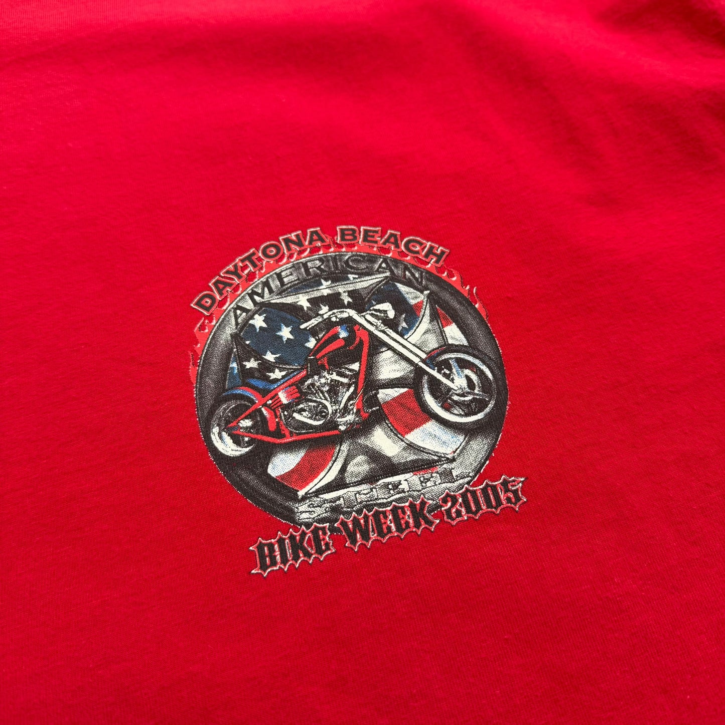 2005 Daytona Beach Bike Week - Bikers Meeting Choppers Graphic T-shirt - XL