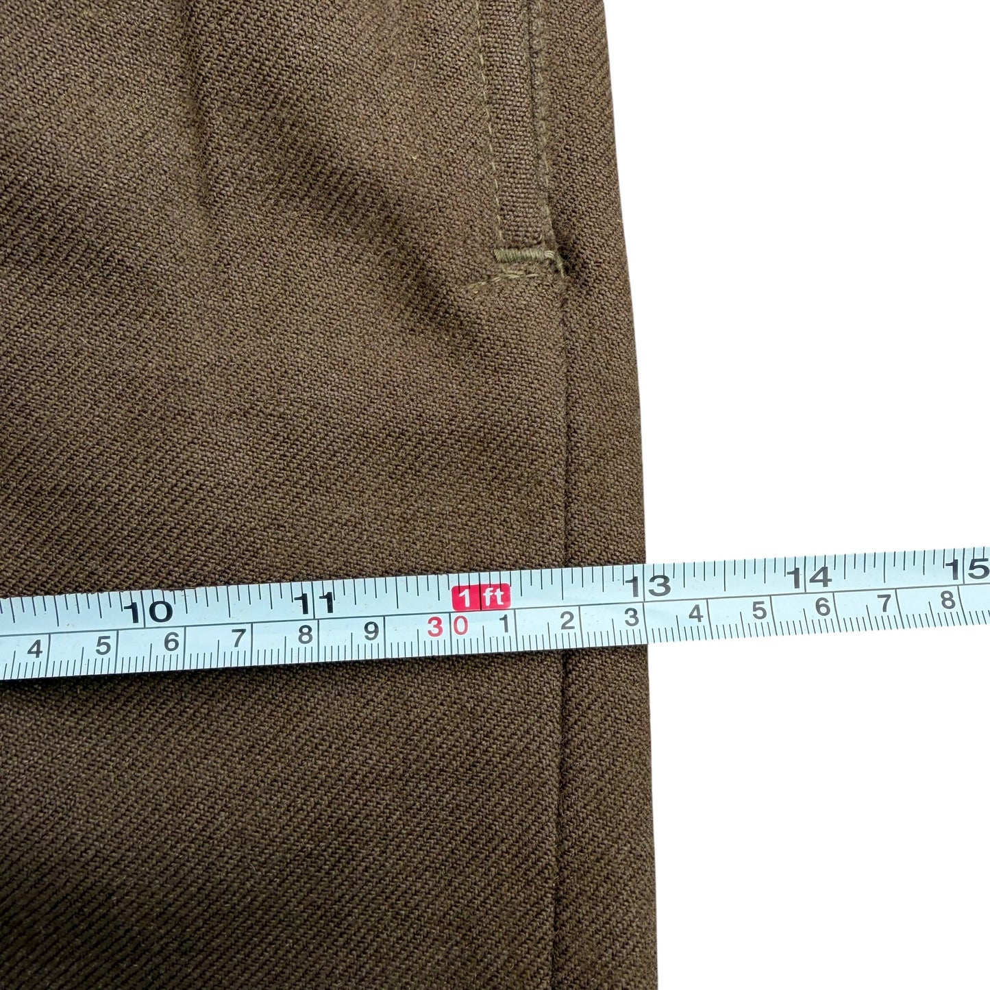 1964 French Army - M52 Double Pleated Officer Wool Trousers - S