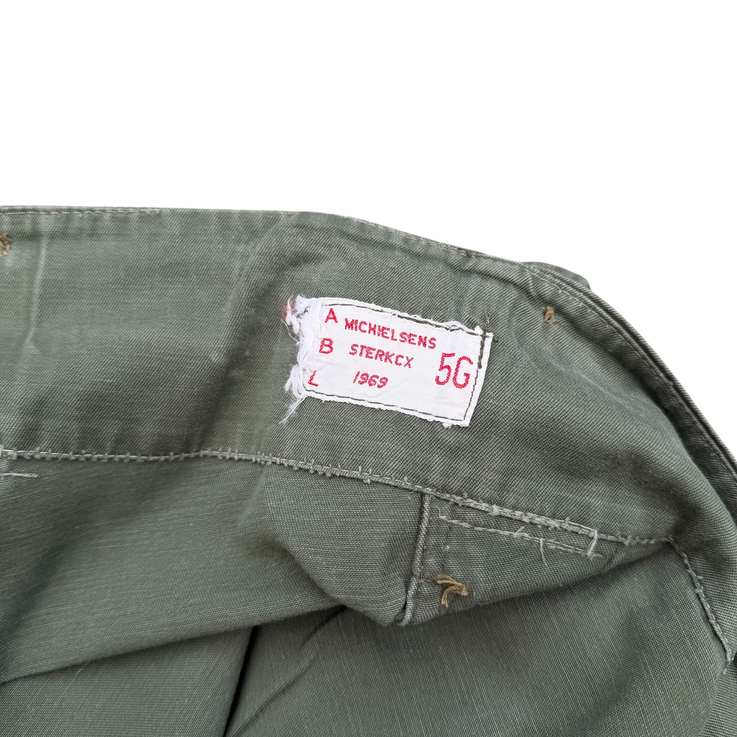 1969 Belgian Military Cargo Pants - M