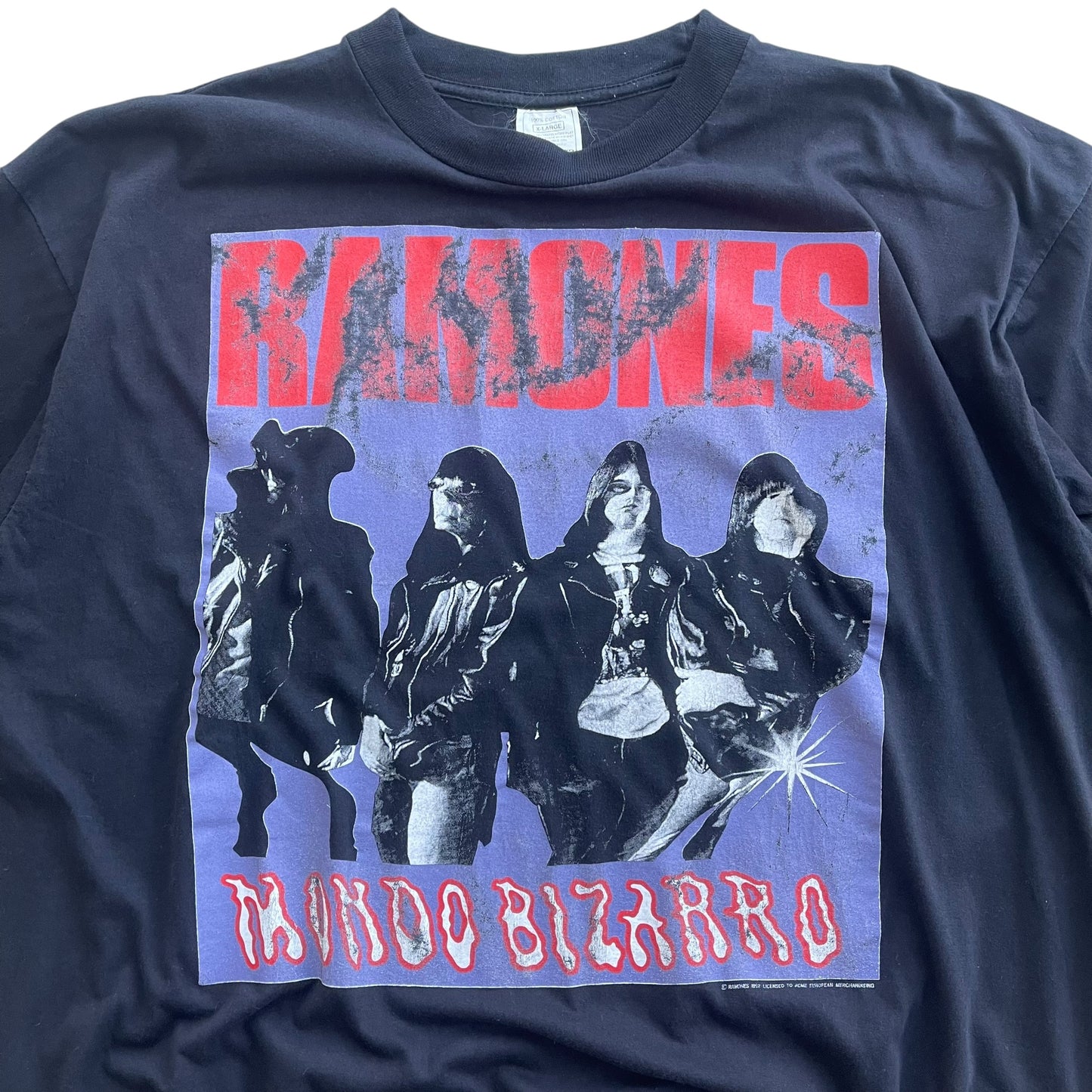 1992 Ramones - Mondo Bizarro T-shirt - XL