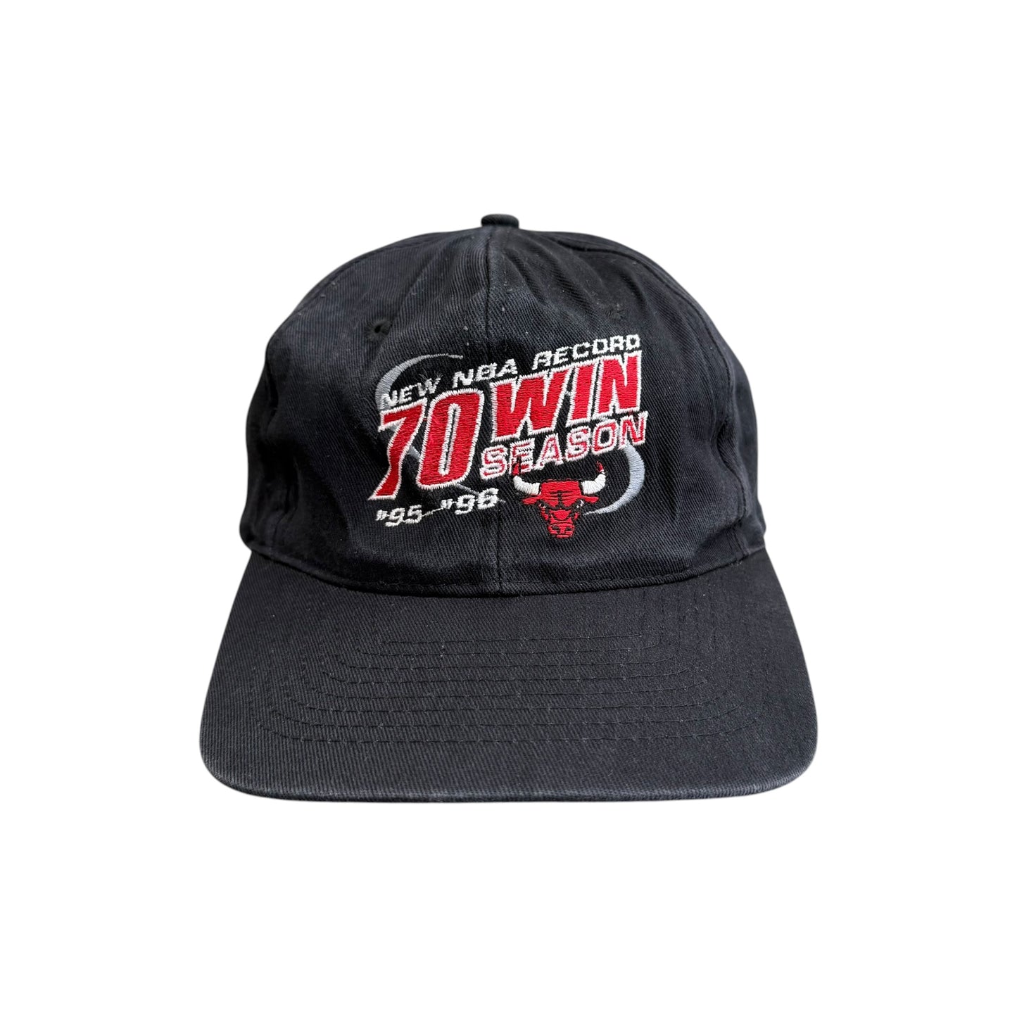 1996 Chicago Bulls 70 Win Season Snapback Cap