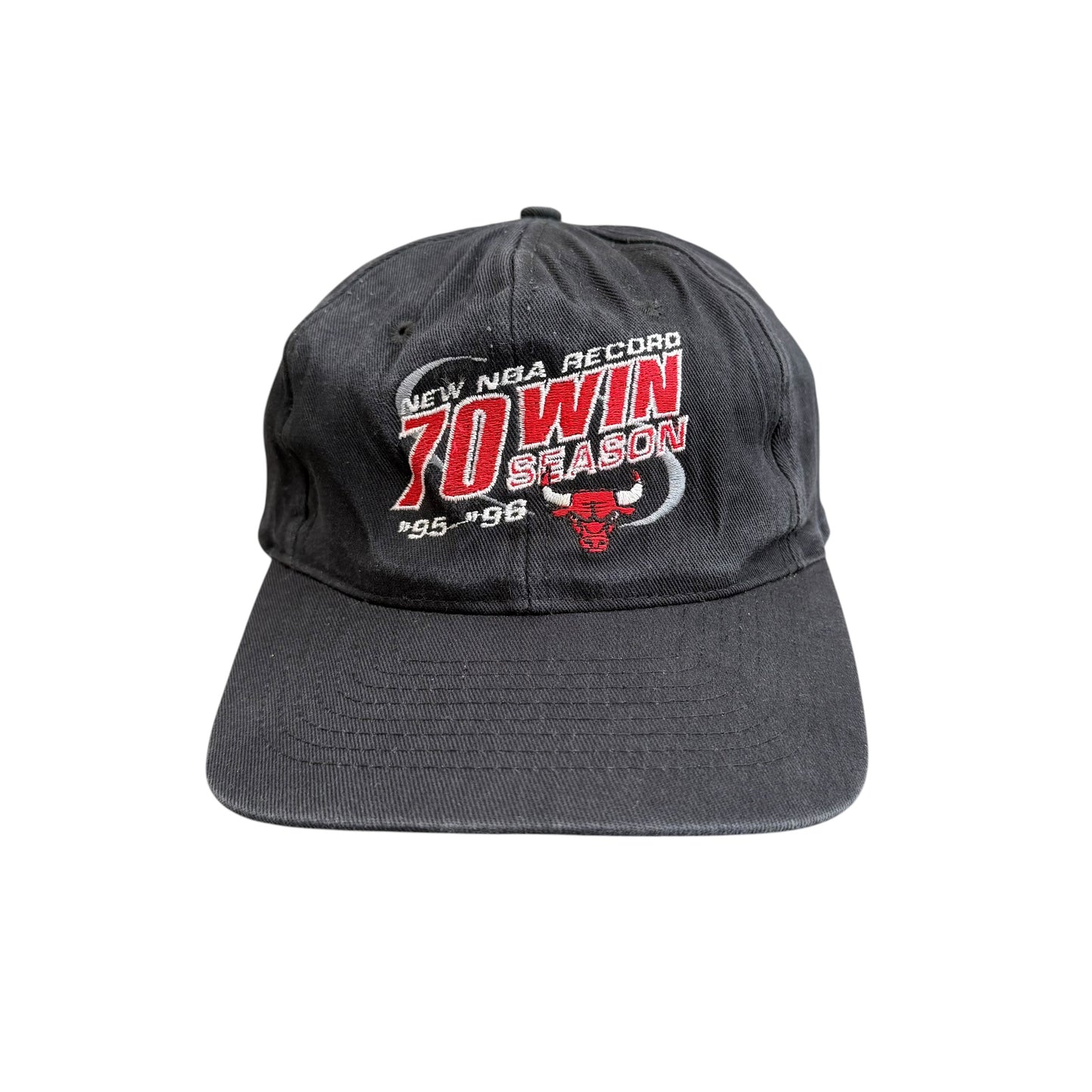 1996 Chicago Bulls 70 Win Season Snapback Cap