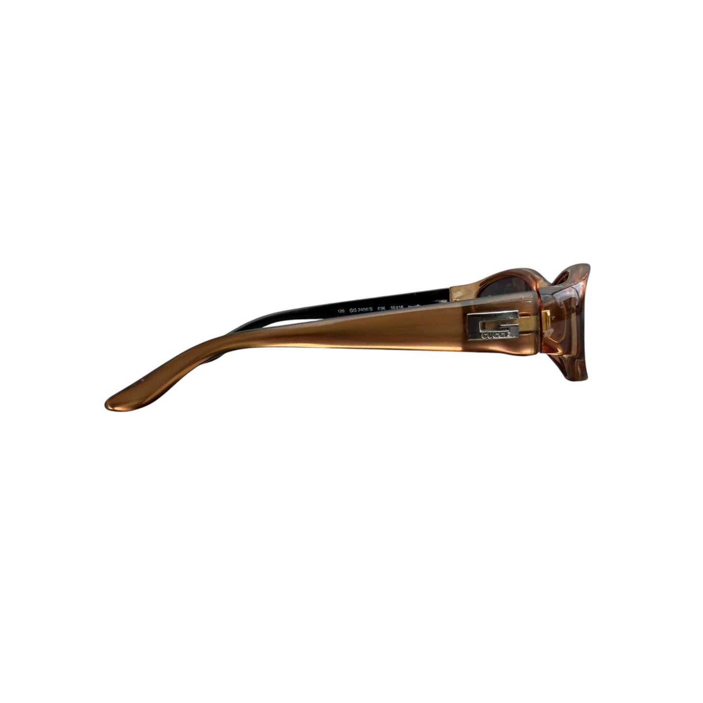 Early 2000's Gucci GG 2456/S Sunglasses - Brown Gradient