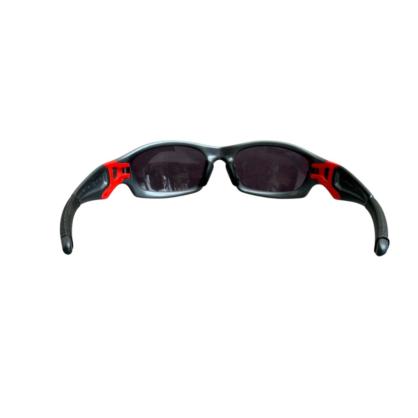 Early 2000's Oakley Straight Jacket Sunglasses - Grey / Red