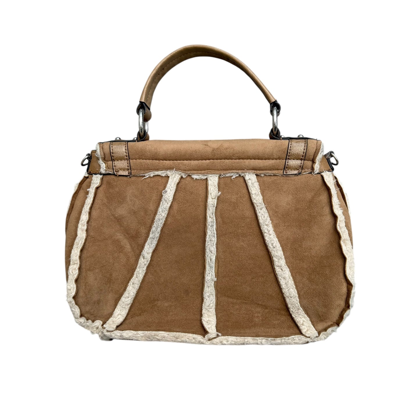 Early 2000's Guess Shearling Style Shoulder Bag