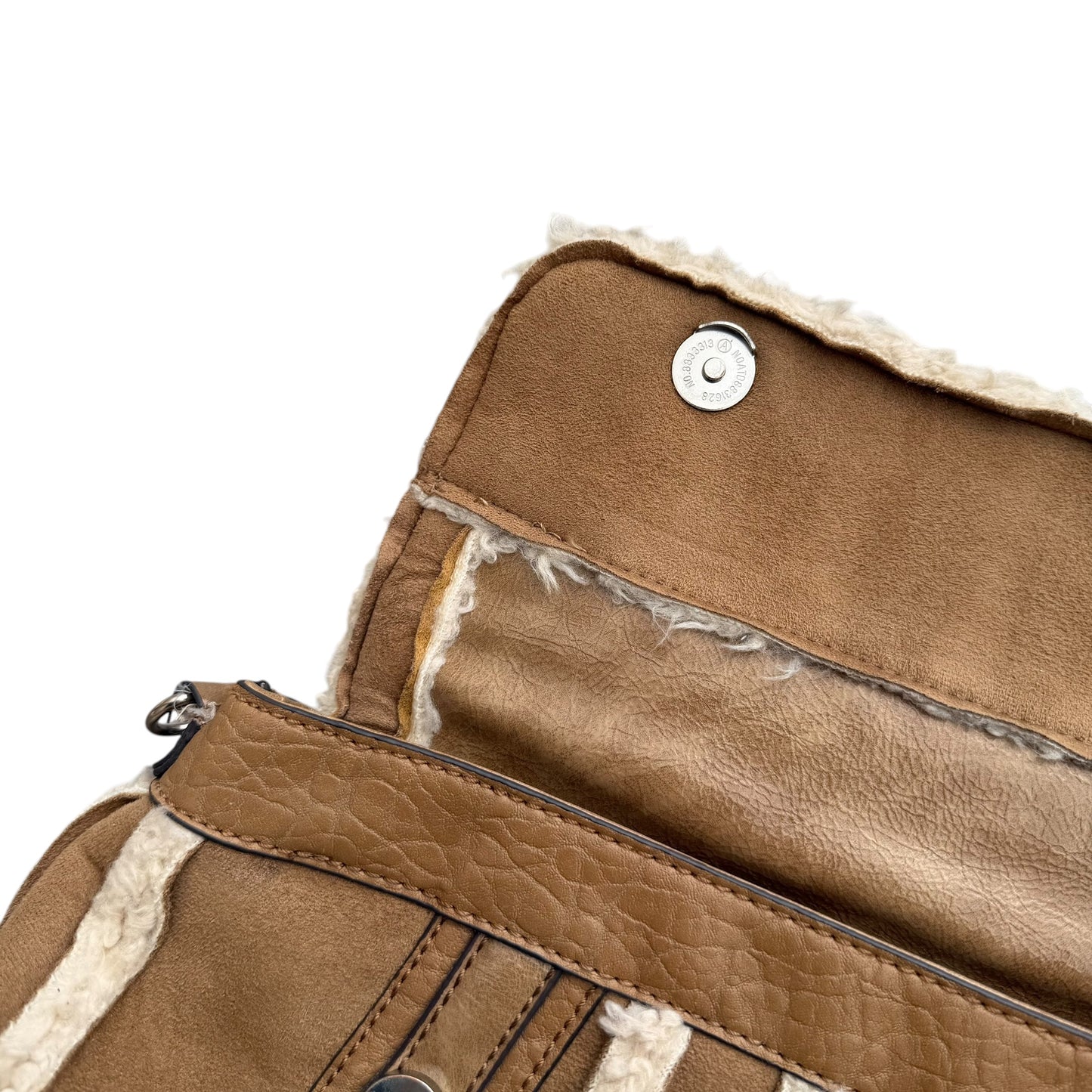 Early 2000's Guess Shearling Style Shoulder Bag