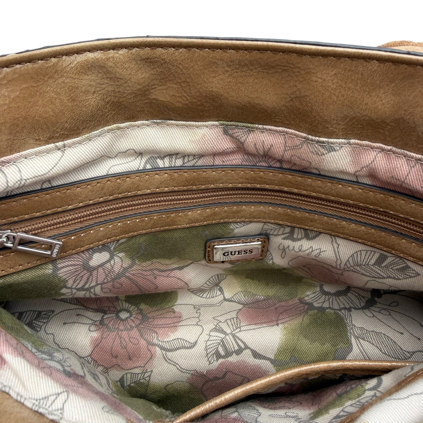 Early 2000's Guess Shearling Style Shoulder Bag