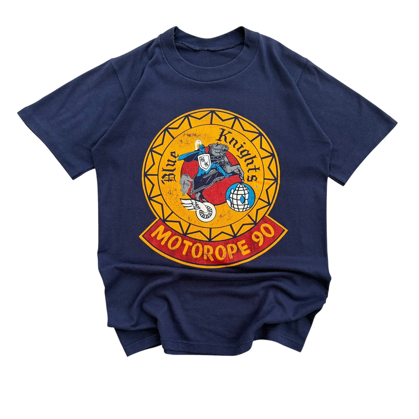 1990 Blue Knights - MOTOROPE 90 - Motorcycle Rally T-Shirt - M