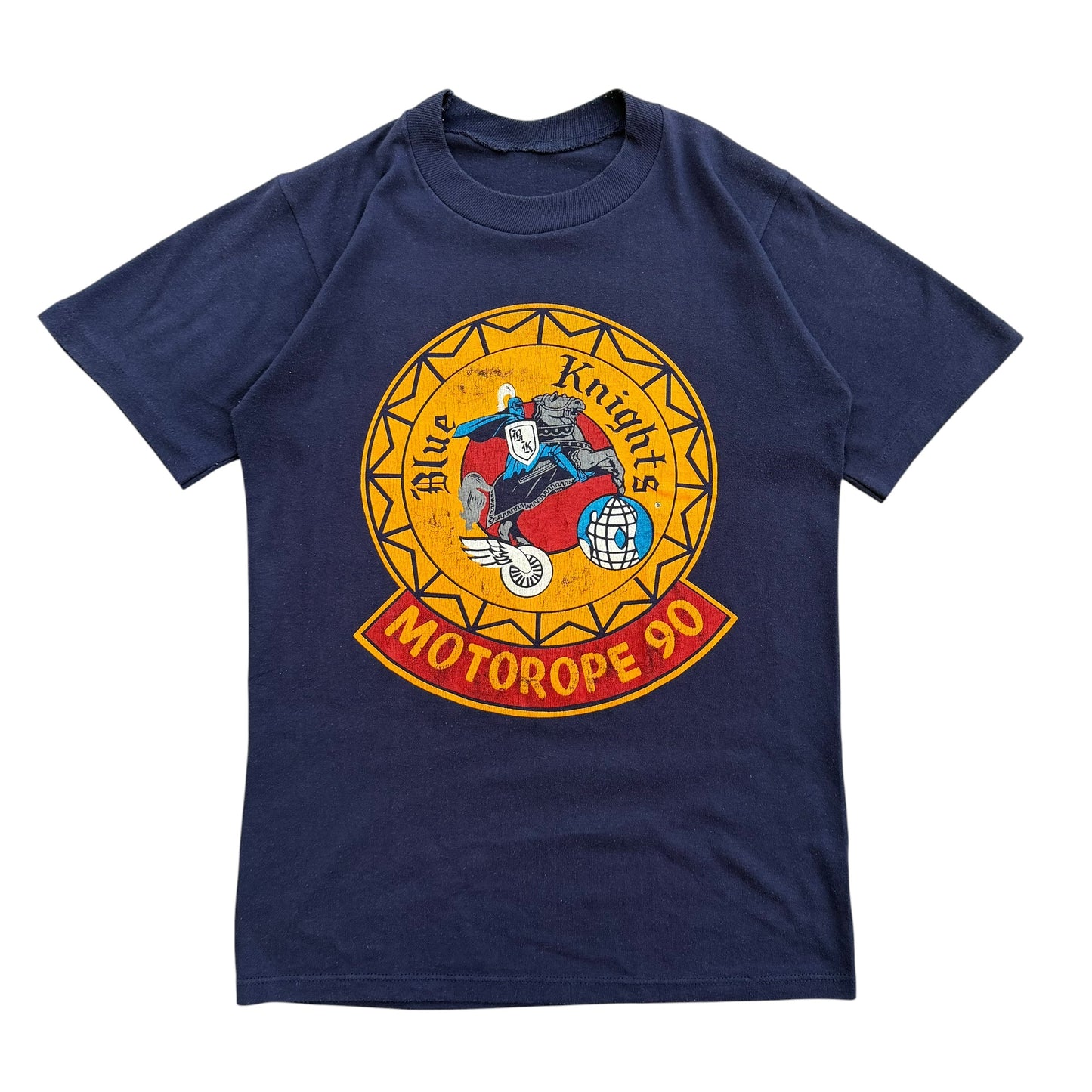 1990 Blue Knights - MOTOROPE 90 - Motorcycle Rally T-Shirt - M