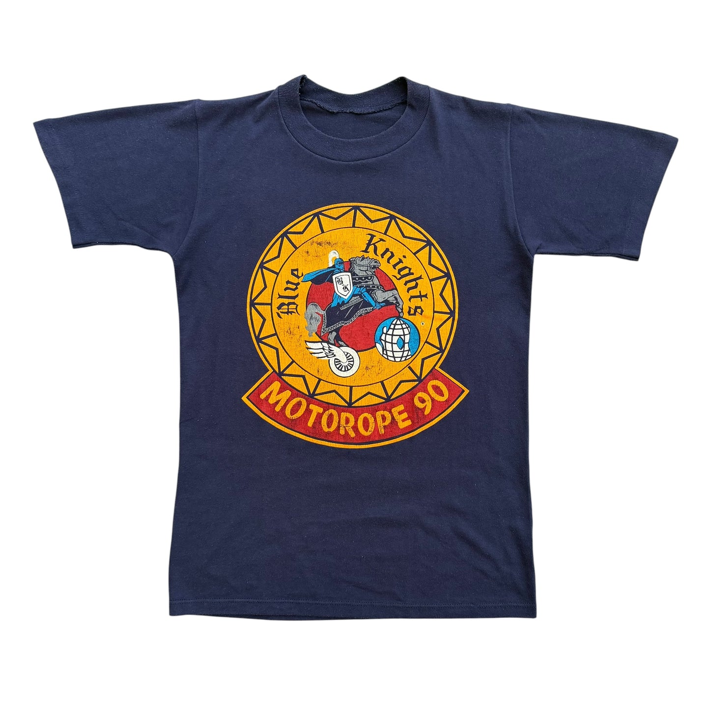 1990 Blue Knights - MOTOROPE 90 - Motorcycle Rally T-Shirt - M