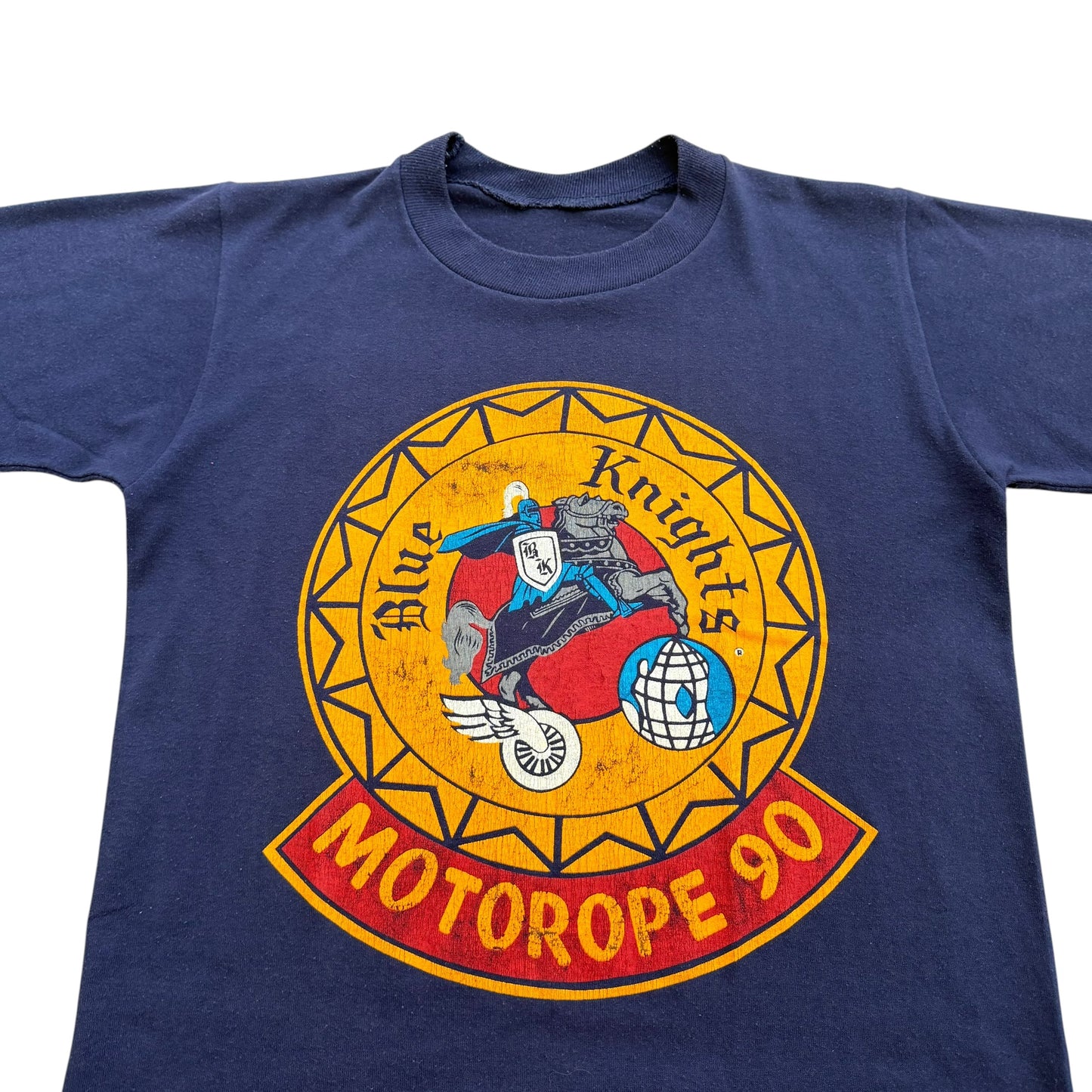 1990 Blue Knights - MOTOROPE 90 - Motorcycle Rally T-Shirt - M