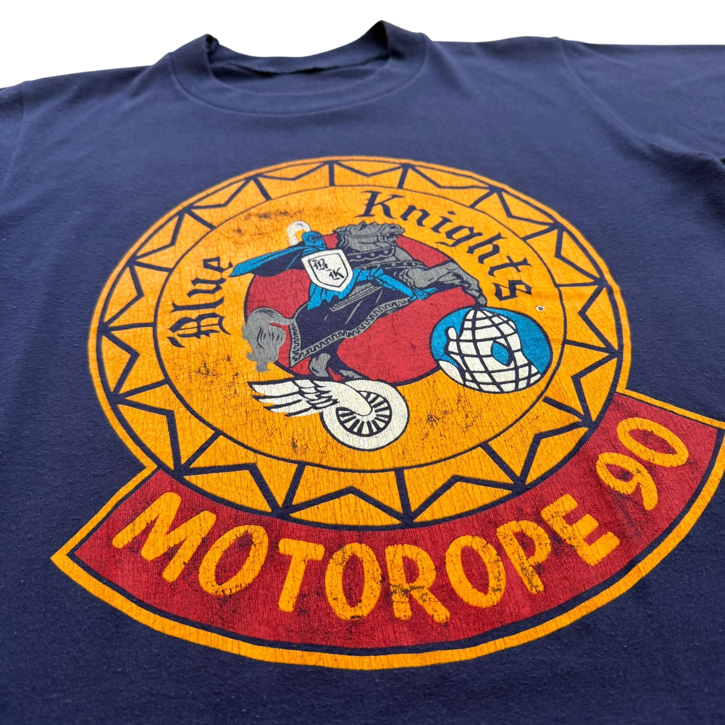 1990 Blue Knights - MOTOROPE 90 - Motorcycle Rally T-Shirt - M