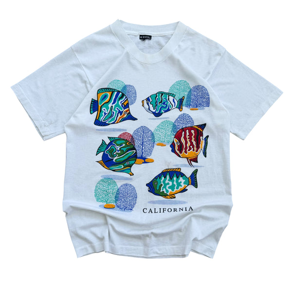 1990's California Tropical Fish T-Shirt - M