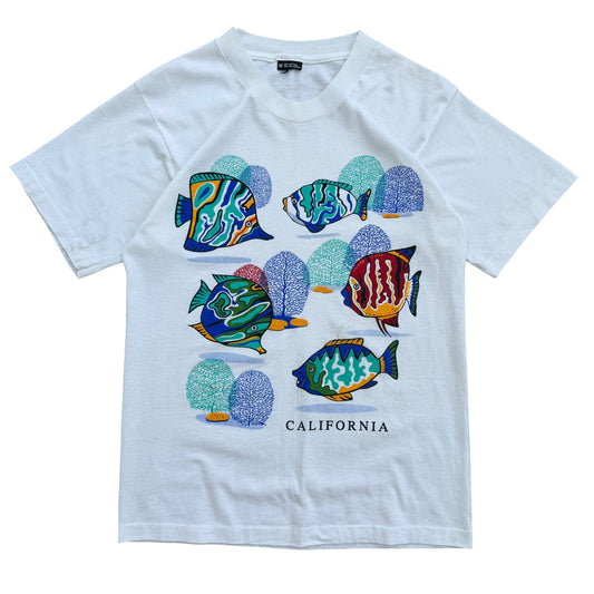 1990's California Tropical Fish T-Shirt - M