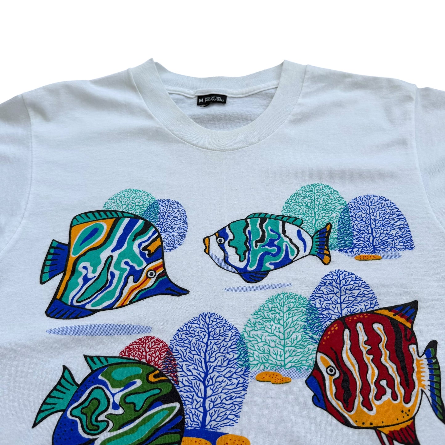 1990's California Tropical Fish T-Shirt - M