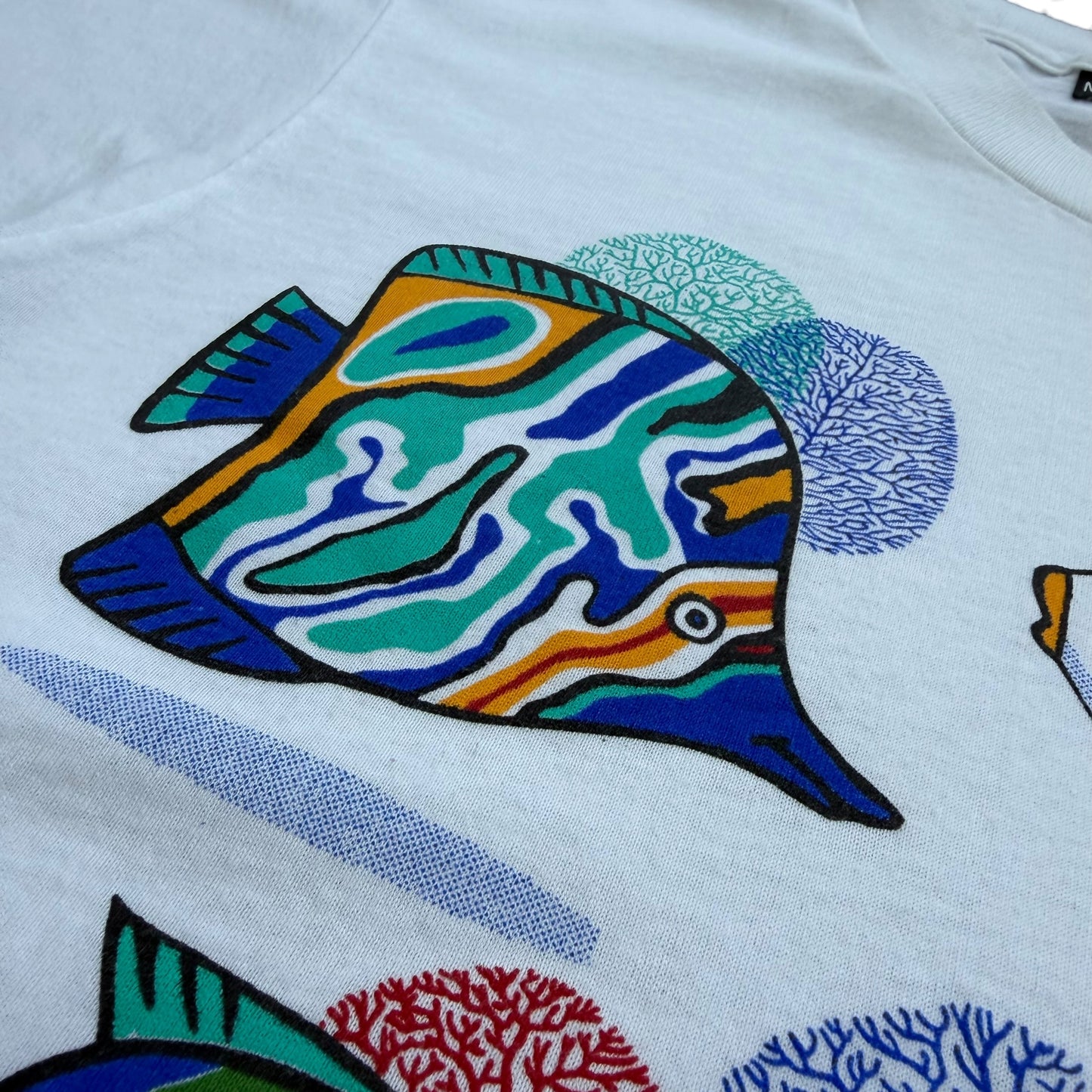 1990's California Tropical Fish T-Shirt - M