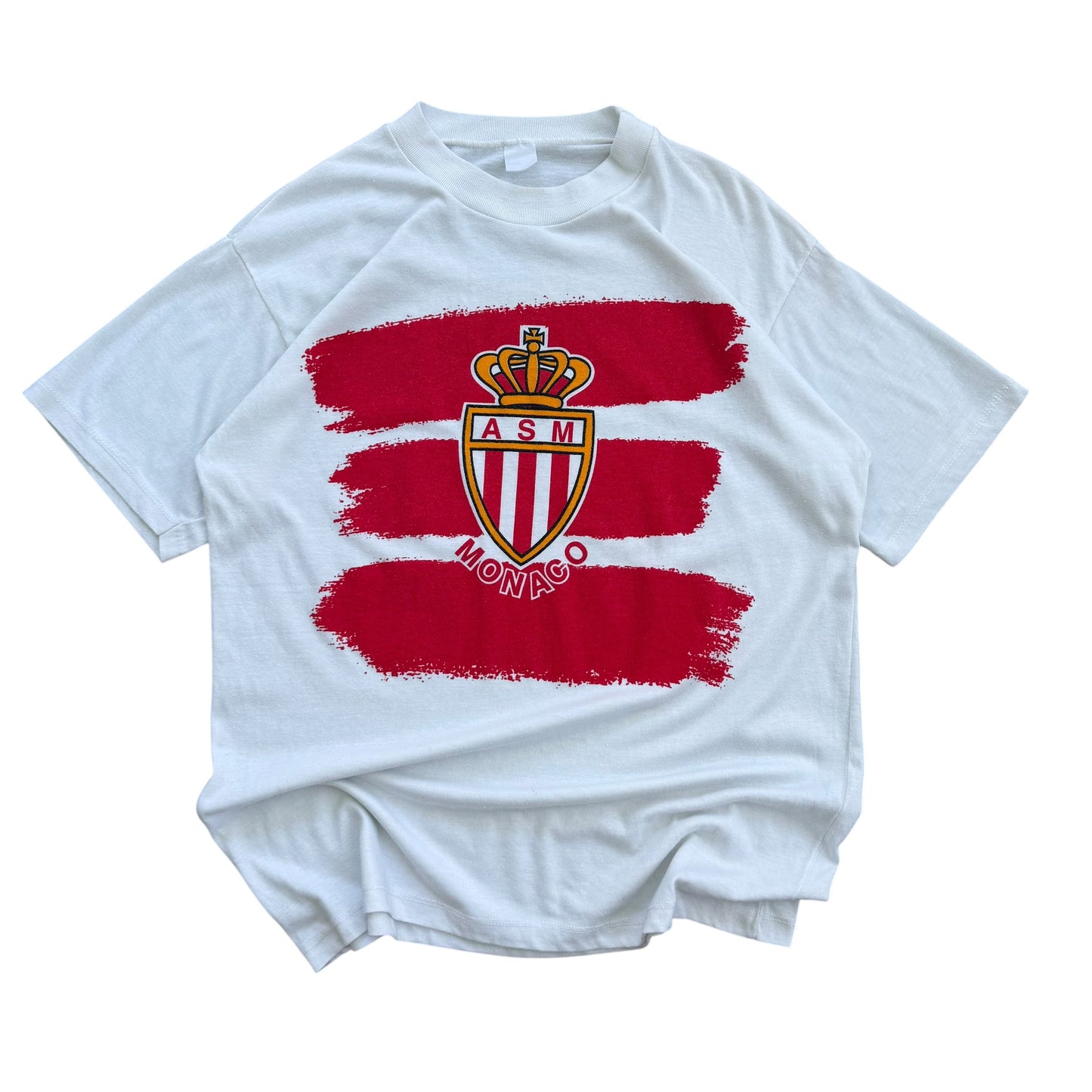 1980's AS Monaco "Chicken'Web" Fan T-Shirt - L