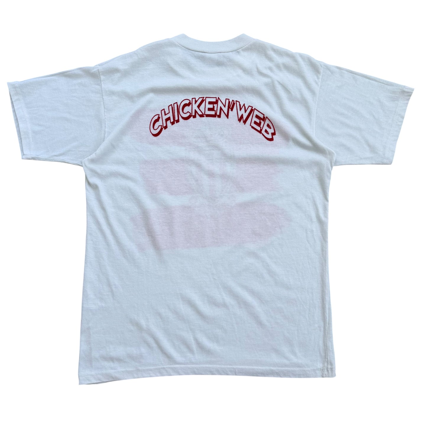 1980's AS Monaco "Chicken'Web" Fan T-Shirt - L
