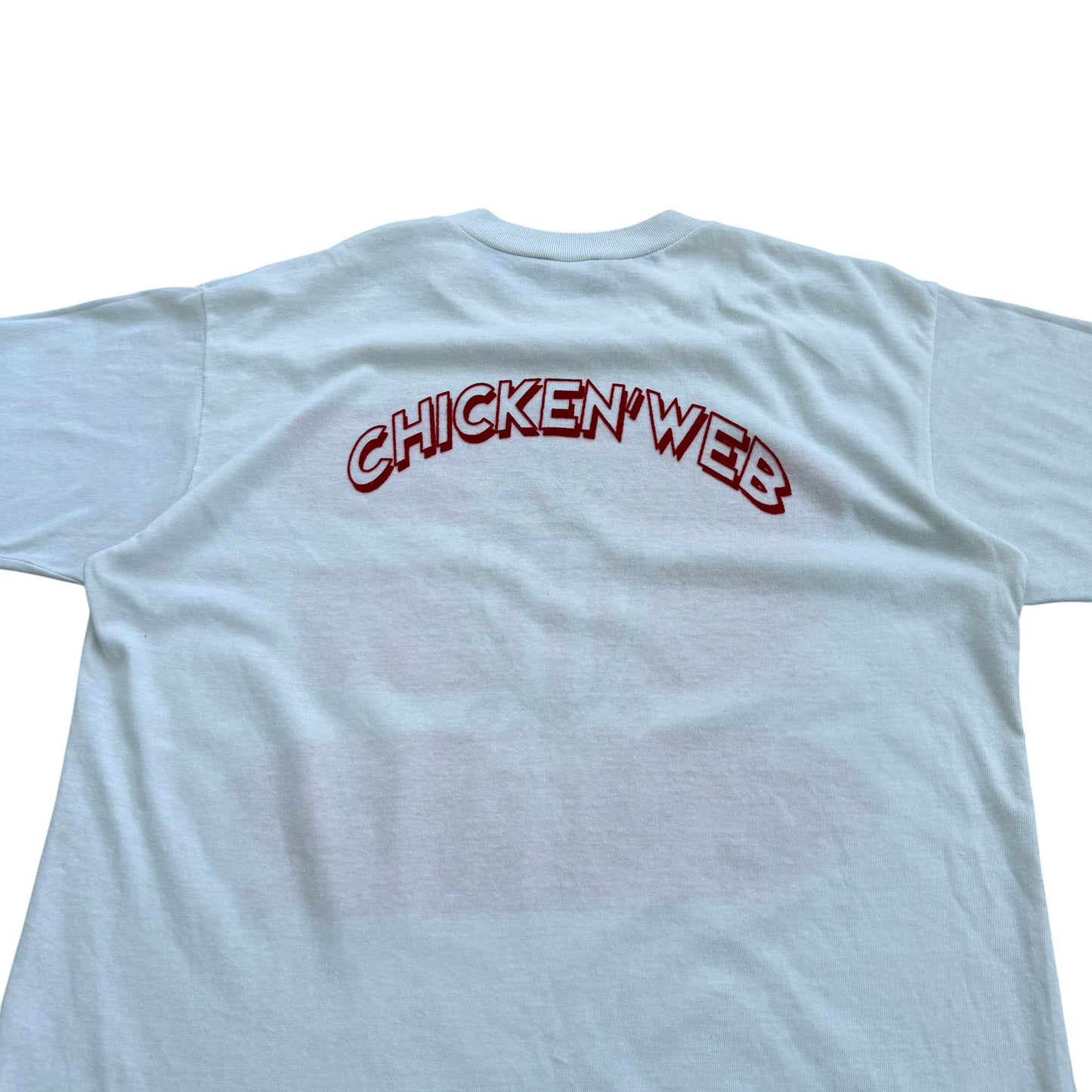 1980's AS Monaco "Chicken'Web" Fan T-Shirt - L