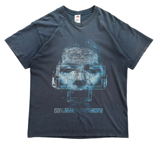 Early 2000's Rammstein - Sehnsucht - Till Lindemann Face Distressed T-Shirt - XL