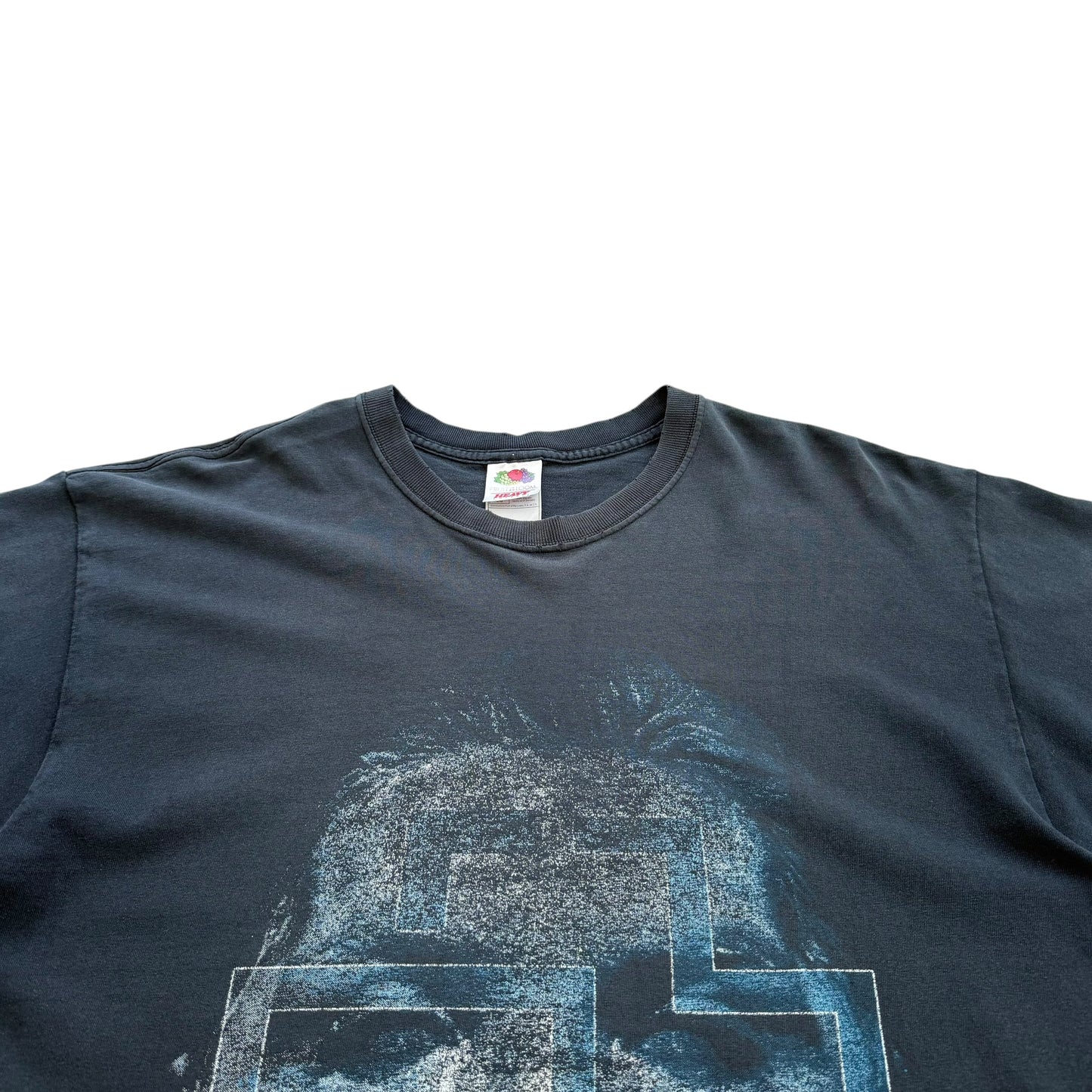 Early 2000's Rammstein - Sehnsucht - Till Lindemann Face Distressed T-Shirt - XL
