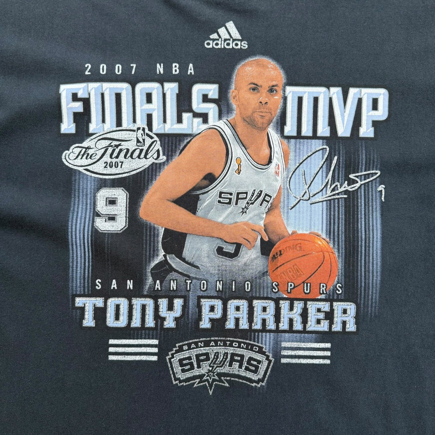 2007 Tony Parker - NBA Finals MVP T-Shirt - L