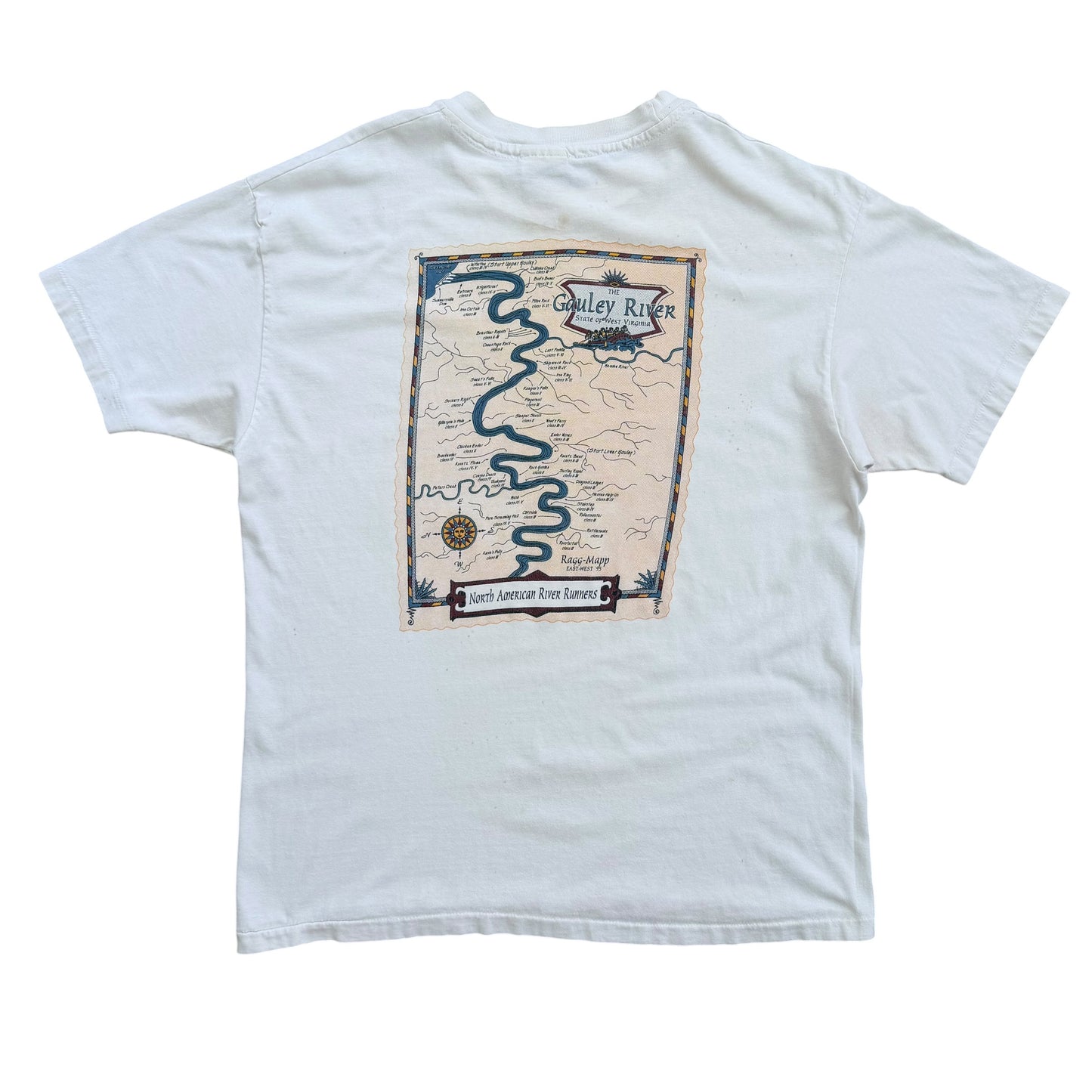 1990's North American River Runners - Gauley River T-Shirt - L