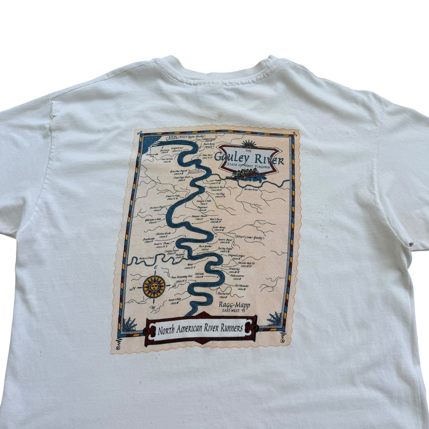 1990's North American River Runners - Gauley River T-Shirt - L