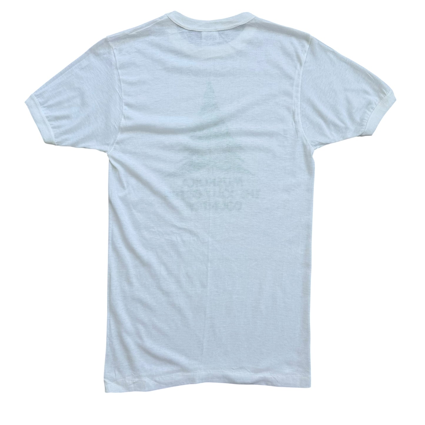 1980's Muskoka The Jolly Green Country - Souvenir Ringer T-Shirt - M