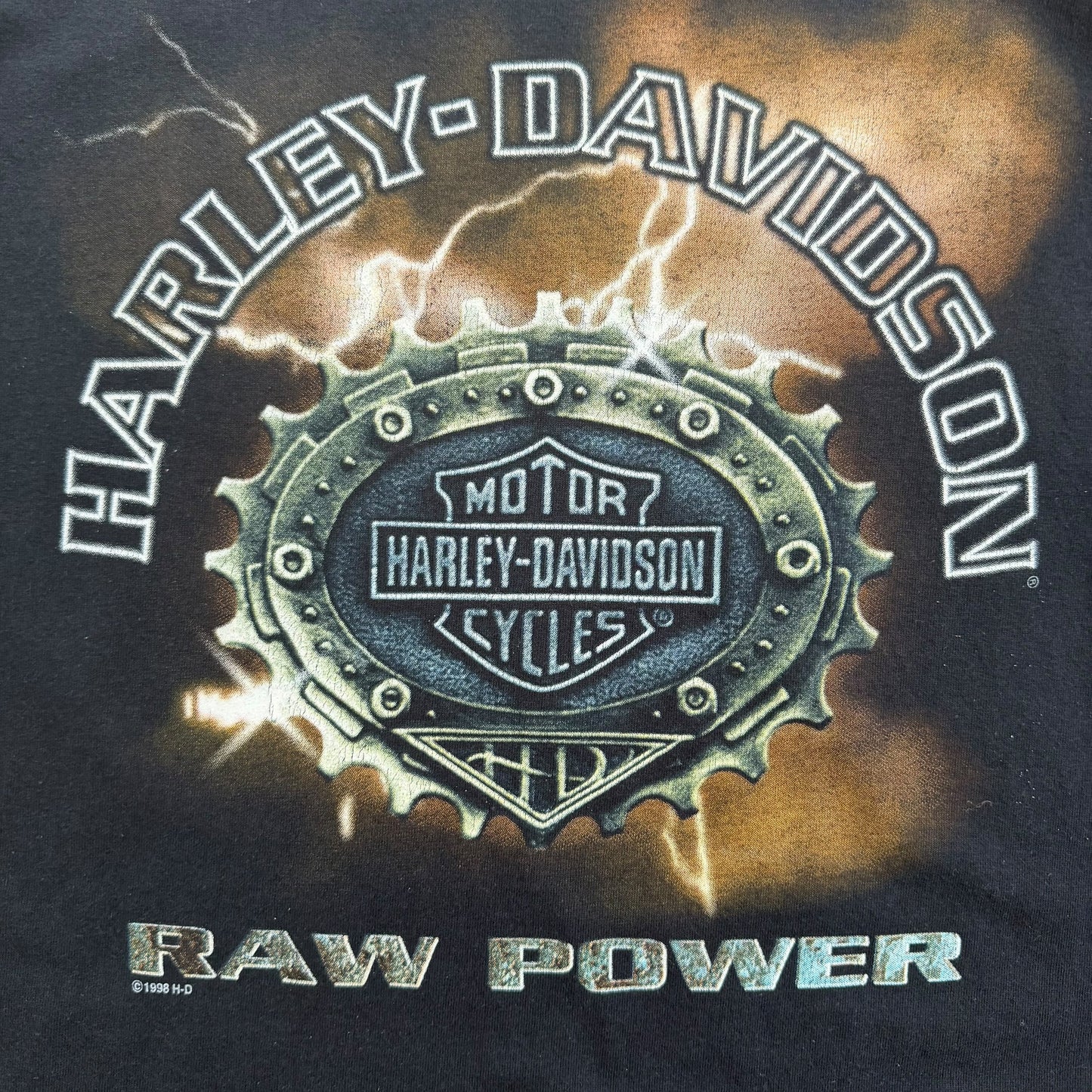 1998 Harley-Davidson - Raw Power T-Shirt - M