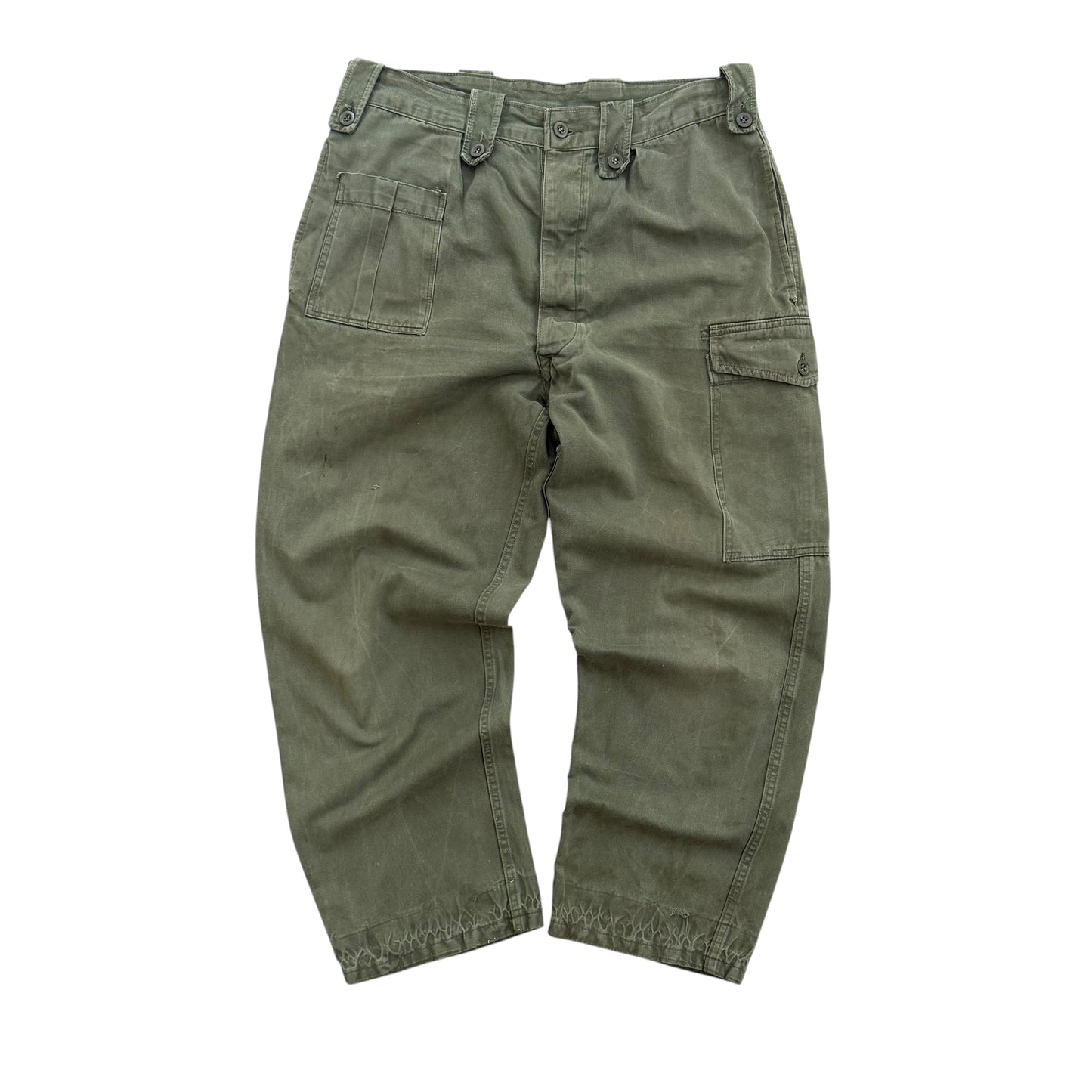 1976 Belgian Military Cargo Trousers - M