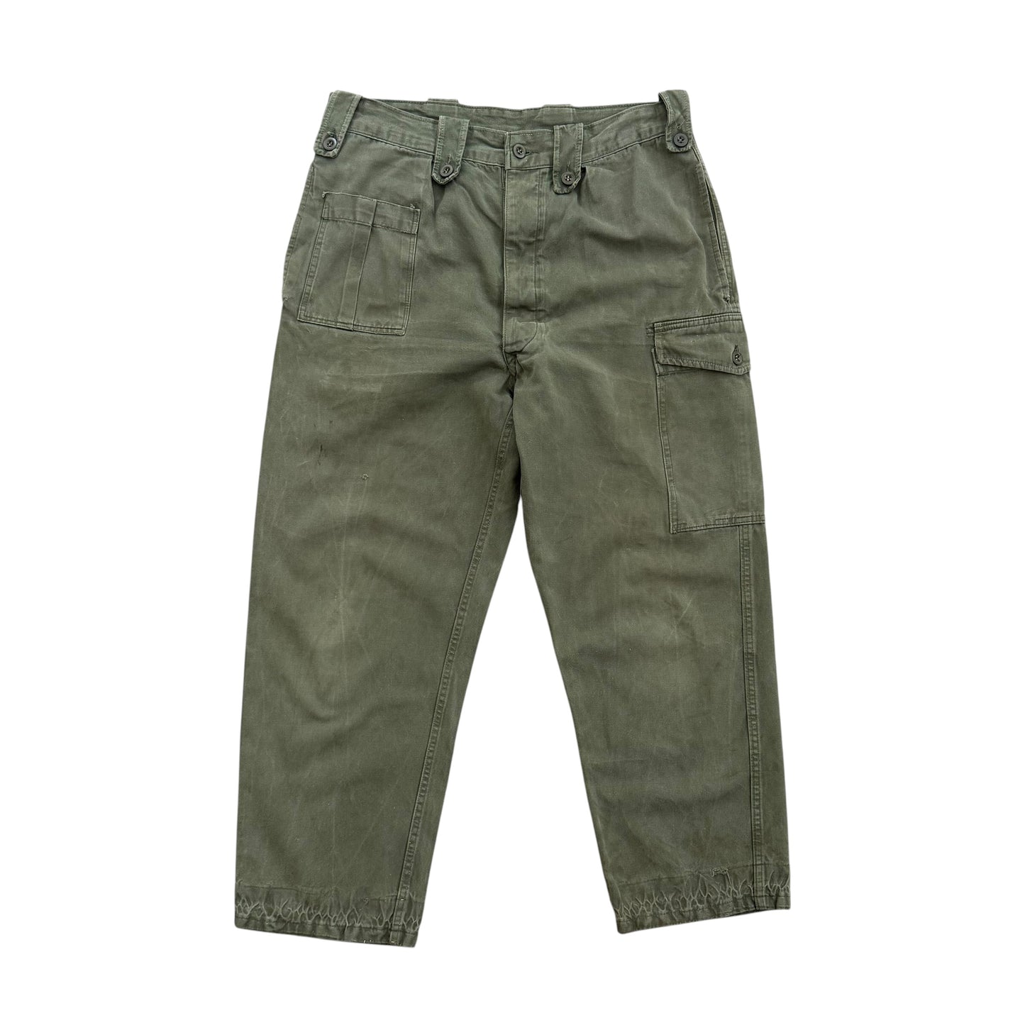 1976 Belgian Military Cargo Trousers - M