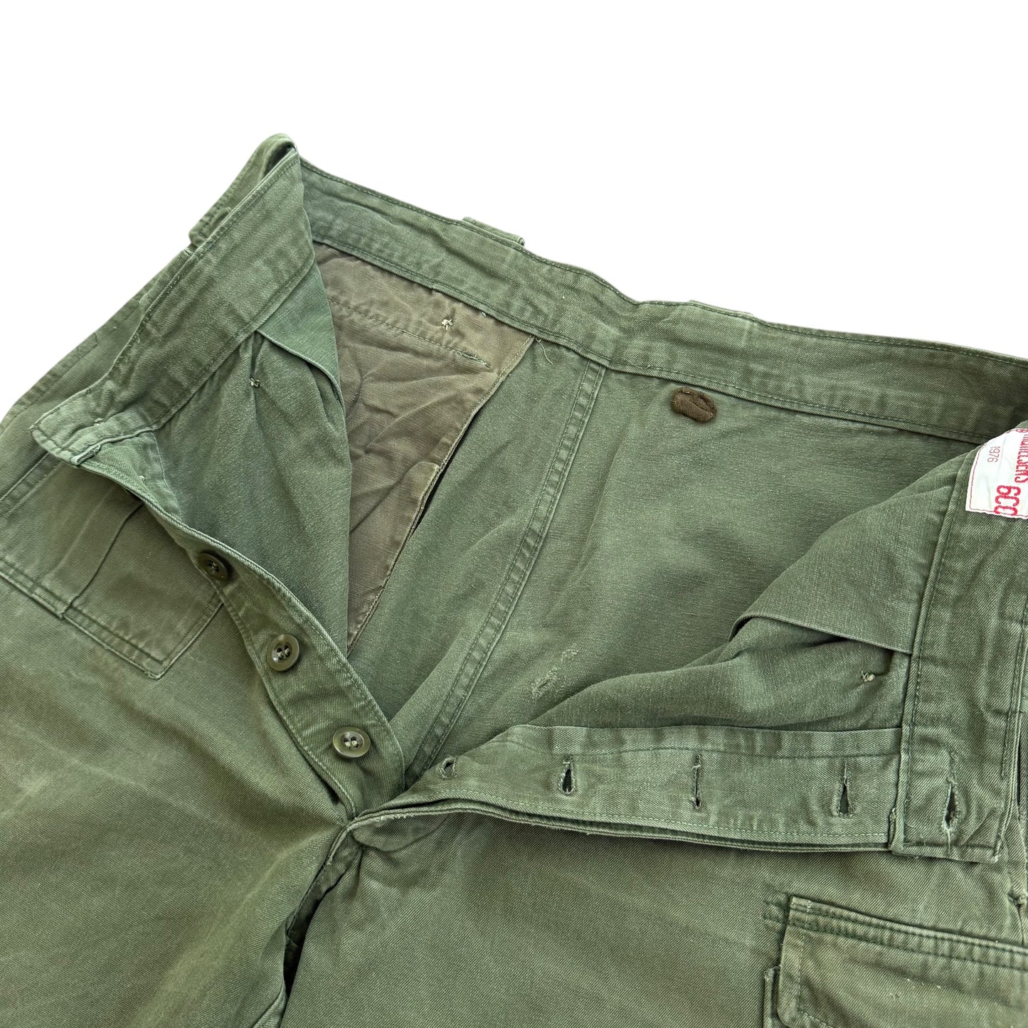 1976 Belgian Military Cargo Trousers - M
