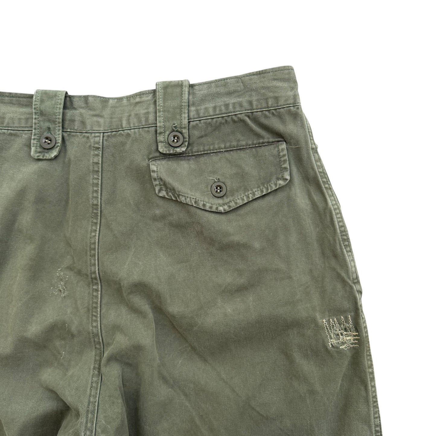1976 Belgian Military Cargo Trousers - M