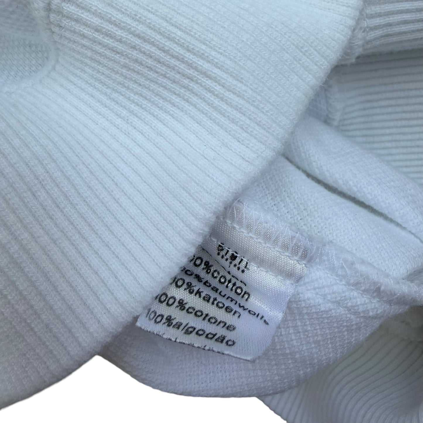 1990's Lacoste - Pur Coton Embossed Logo Sweatshirt - L