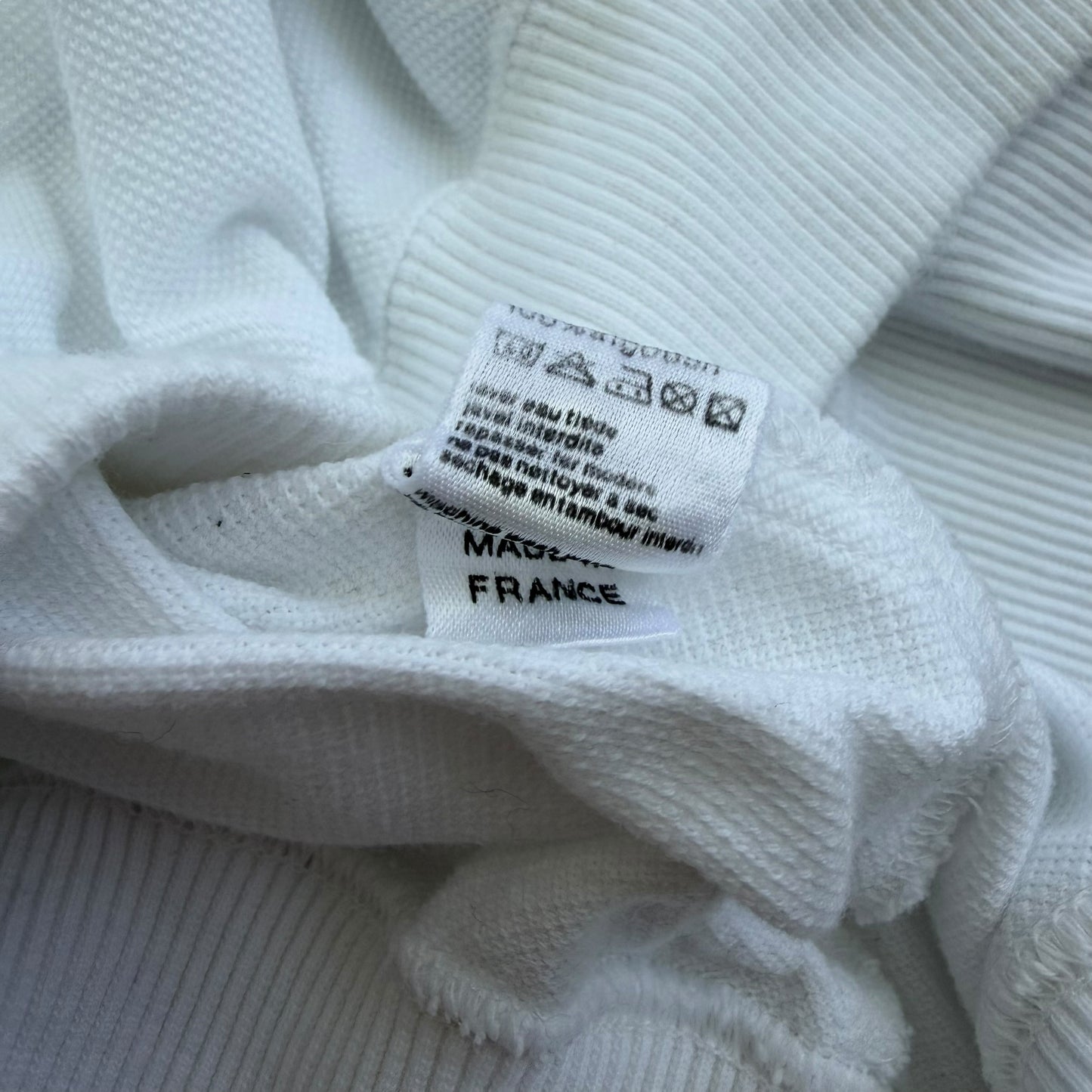 1990's Lacoste - Pur Coton Embossed Logo Sweatshirt - L