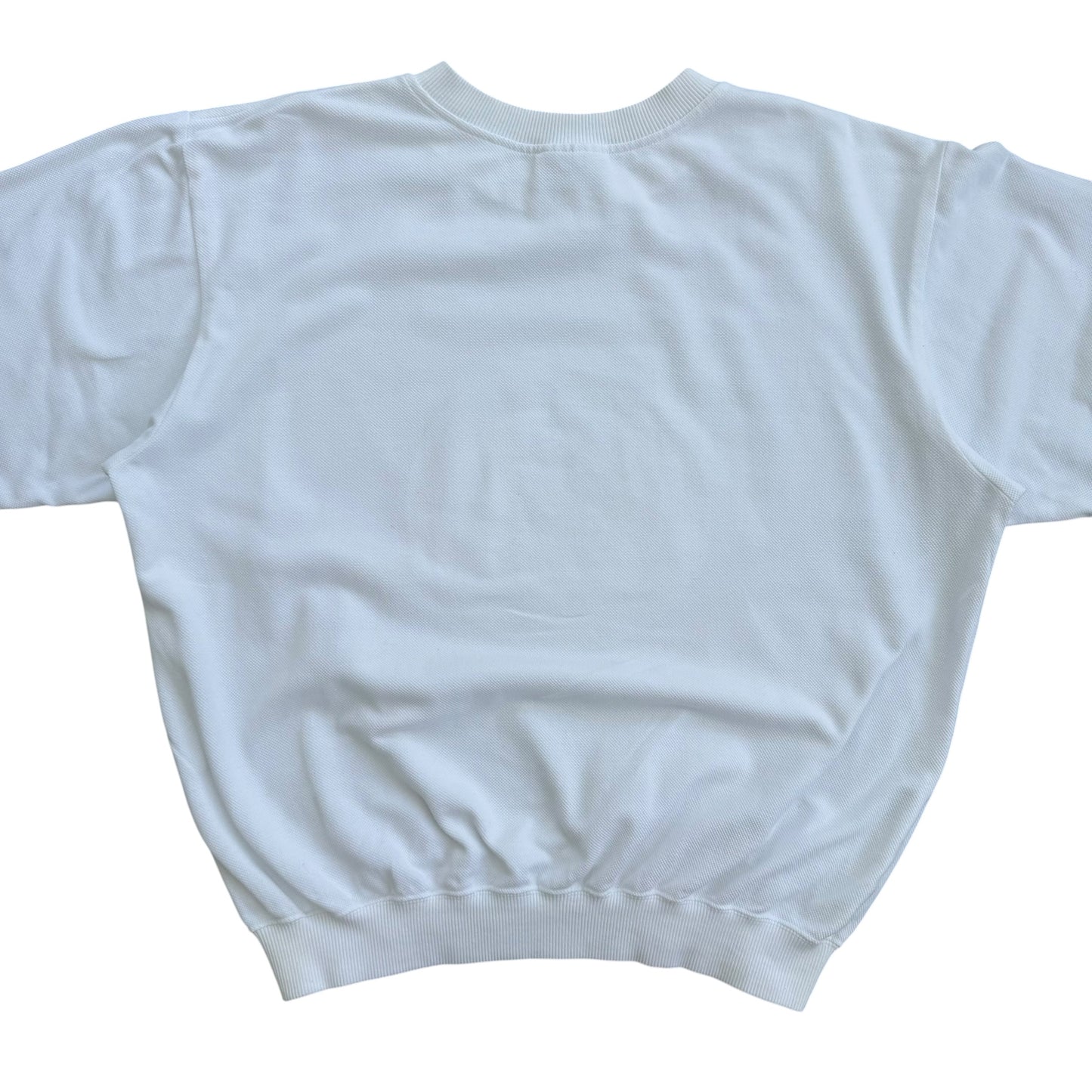 1990's Lacoste - Pur Coton Embossed Logo Sweatshirt - L
