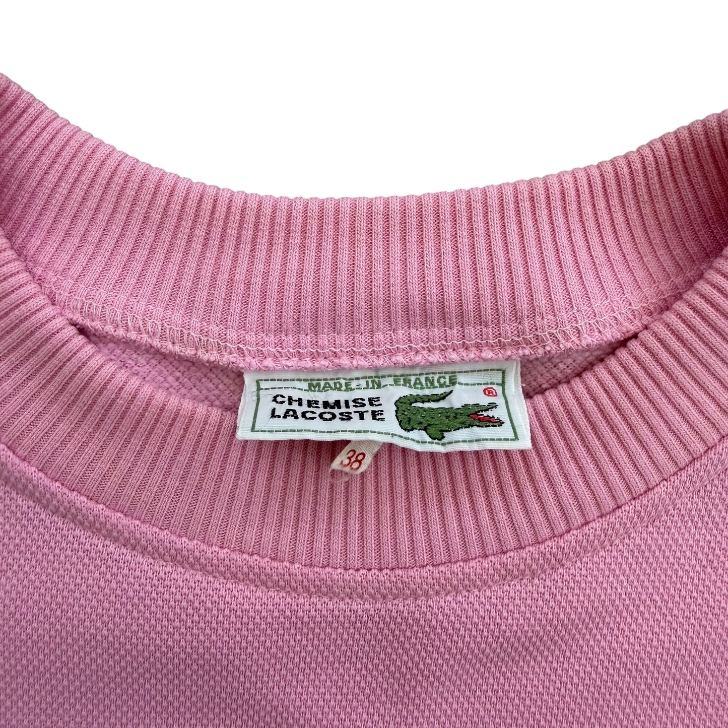 1990's Women's Lacoste - Embossed Logo Sweatshirt - S