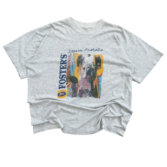 1990's Foster's Beer - Discover Australia Promo T-Shirt - XL