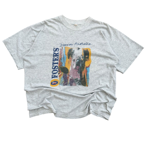 1990's Foster's Beer - Discover Australia Promo T-Shirt - XL