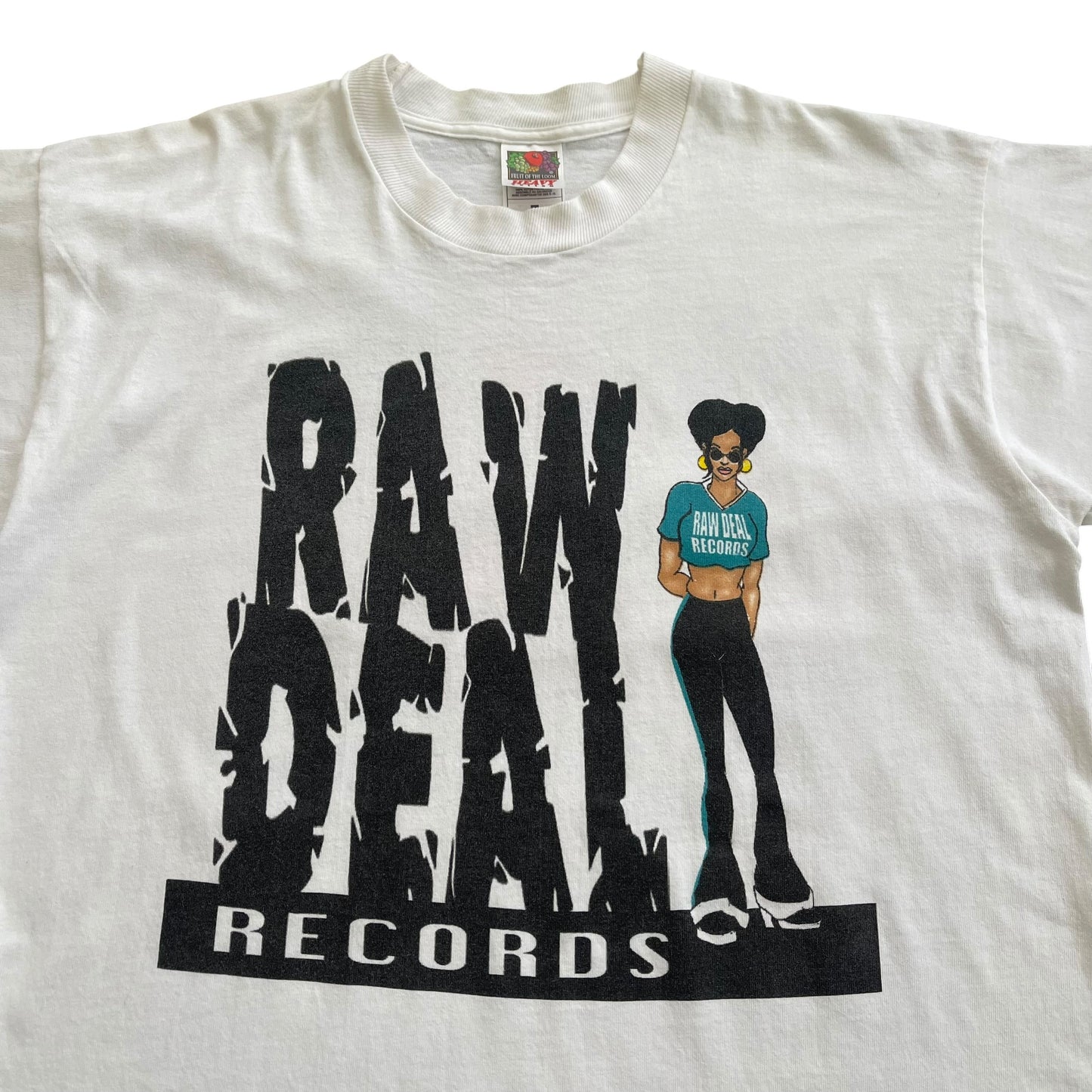 1990's Atlanta Raw Deal Records - Hip Hop T-shirt - L