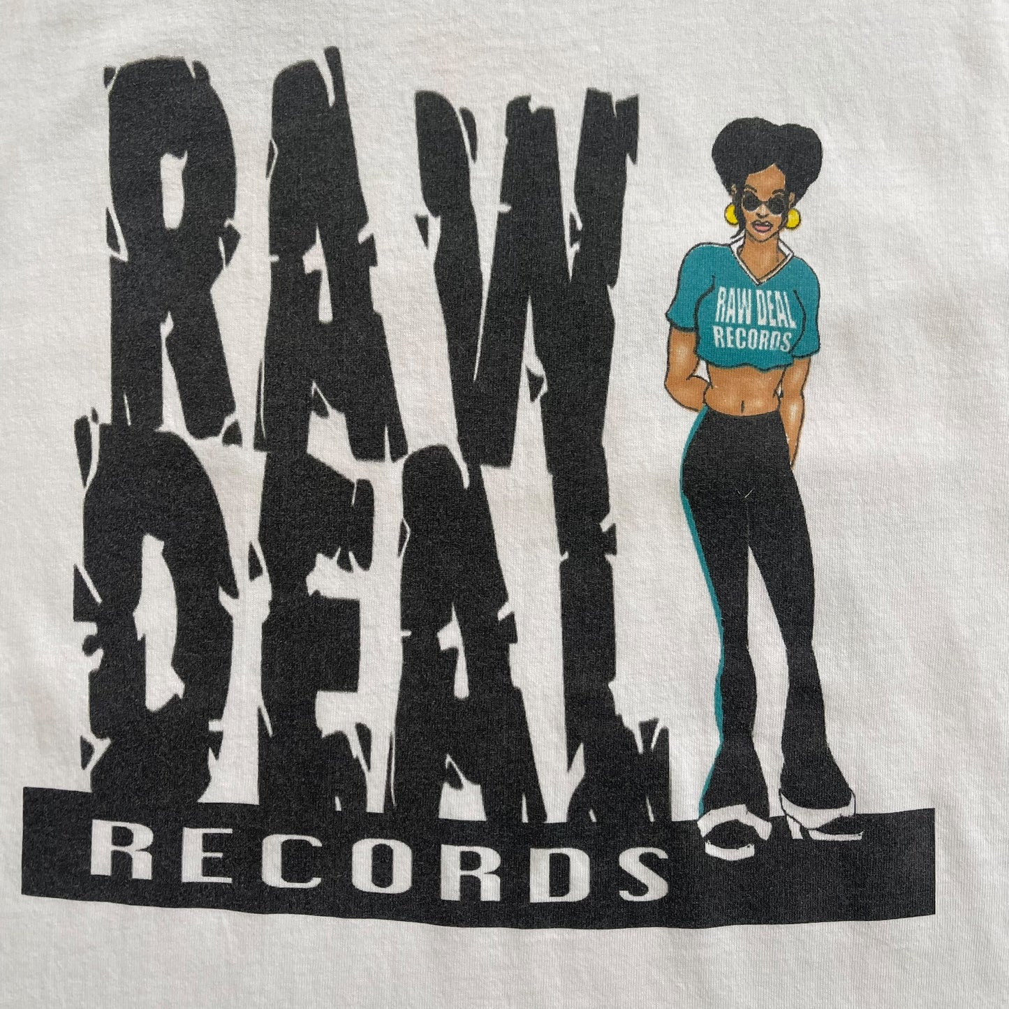 1990's Atlanta Raw Deal Records - Hip Hop T-shirt - L