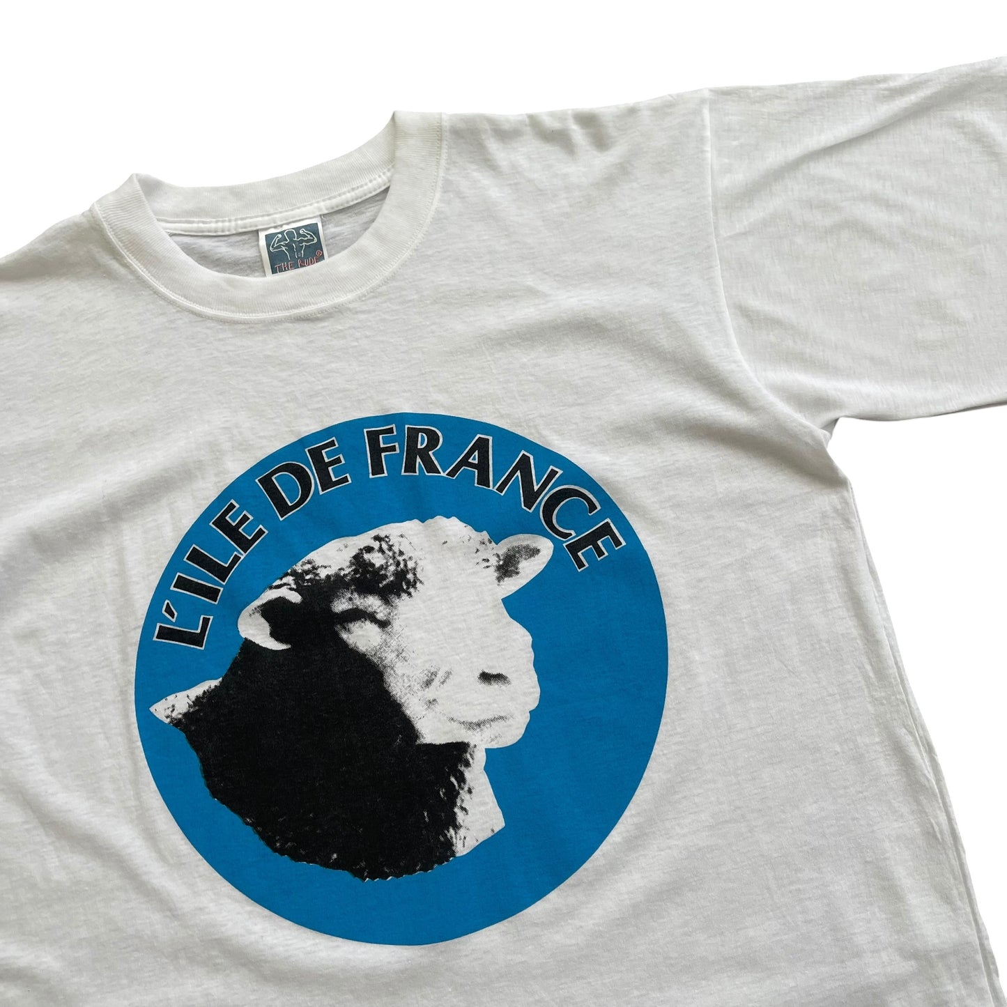 1990's L'Ile De France Sheep T-shirt - XL