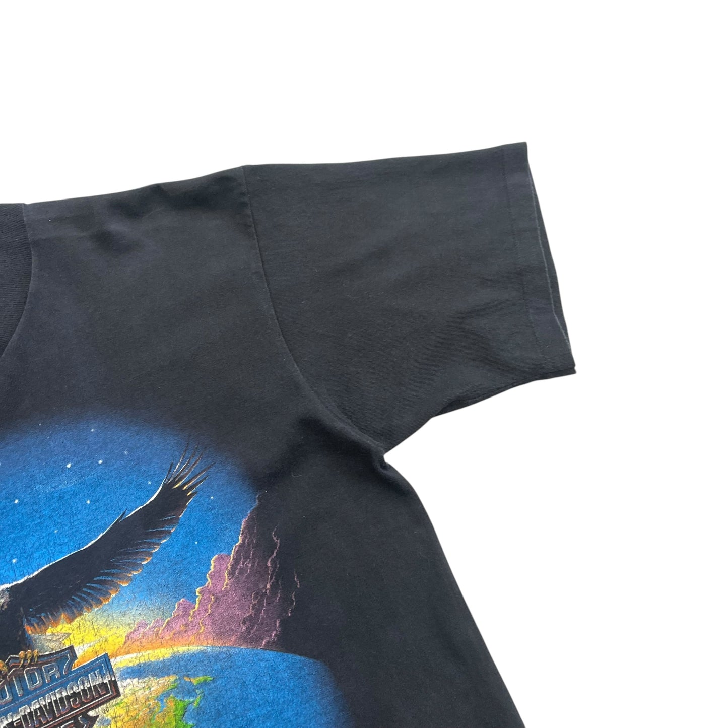 1995 Harley Davidson - Eagle Globe T-shirt - L