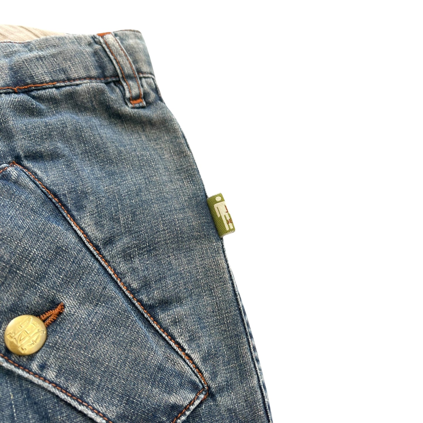 1990's / Y2K JPG Jeans By Jean Paul Gaultier Cargo Denim Pant - M
