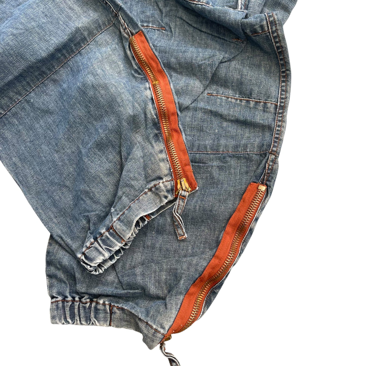 1990's / Y2K JPG Jeans By Jean Paul Gaultier Cargo Denim Pant - M