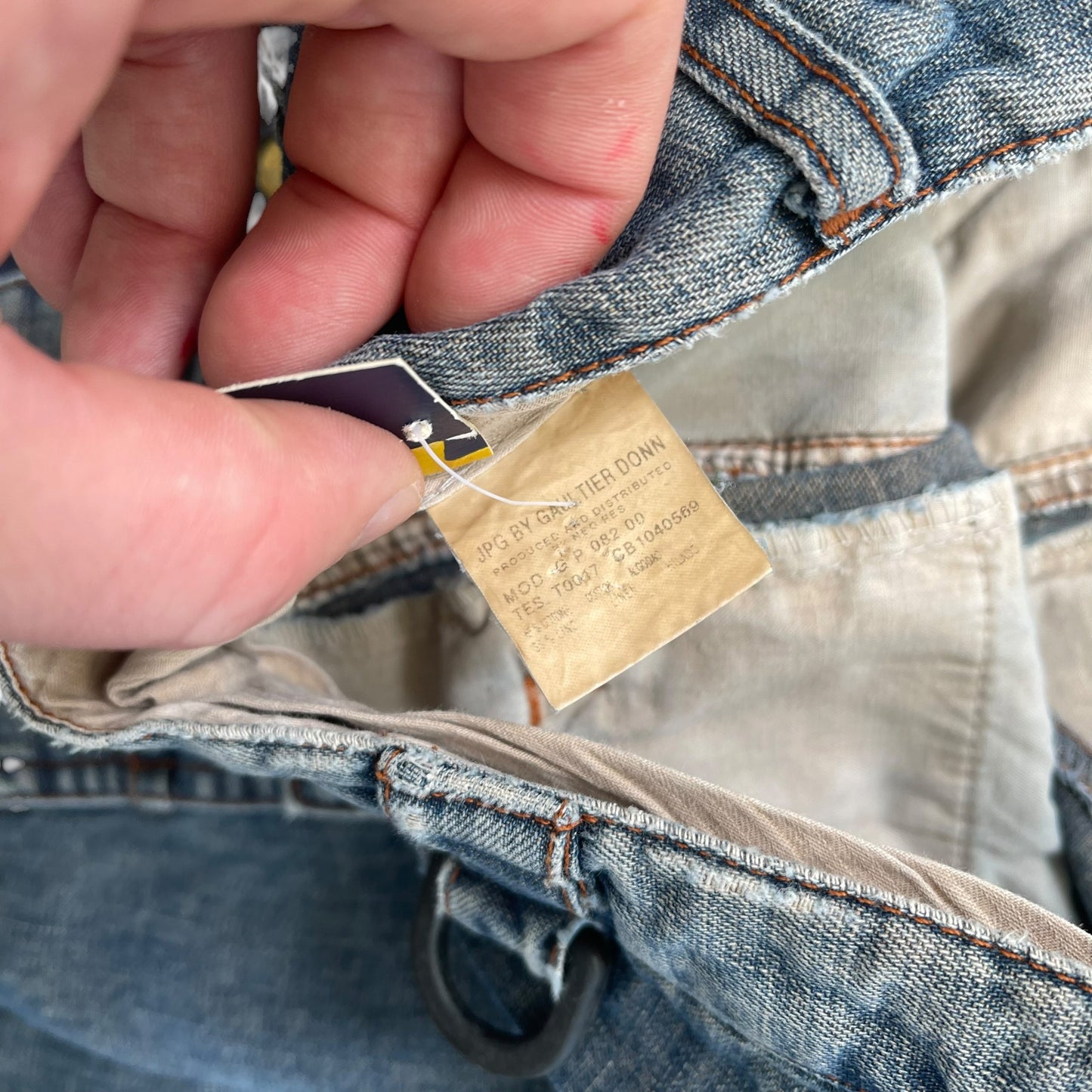 1990's / Y2K JPG Jeans By Jean Paul Gaultier Cargo Denim Pant - M
