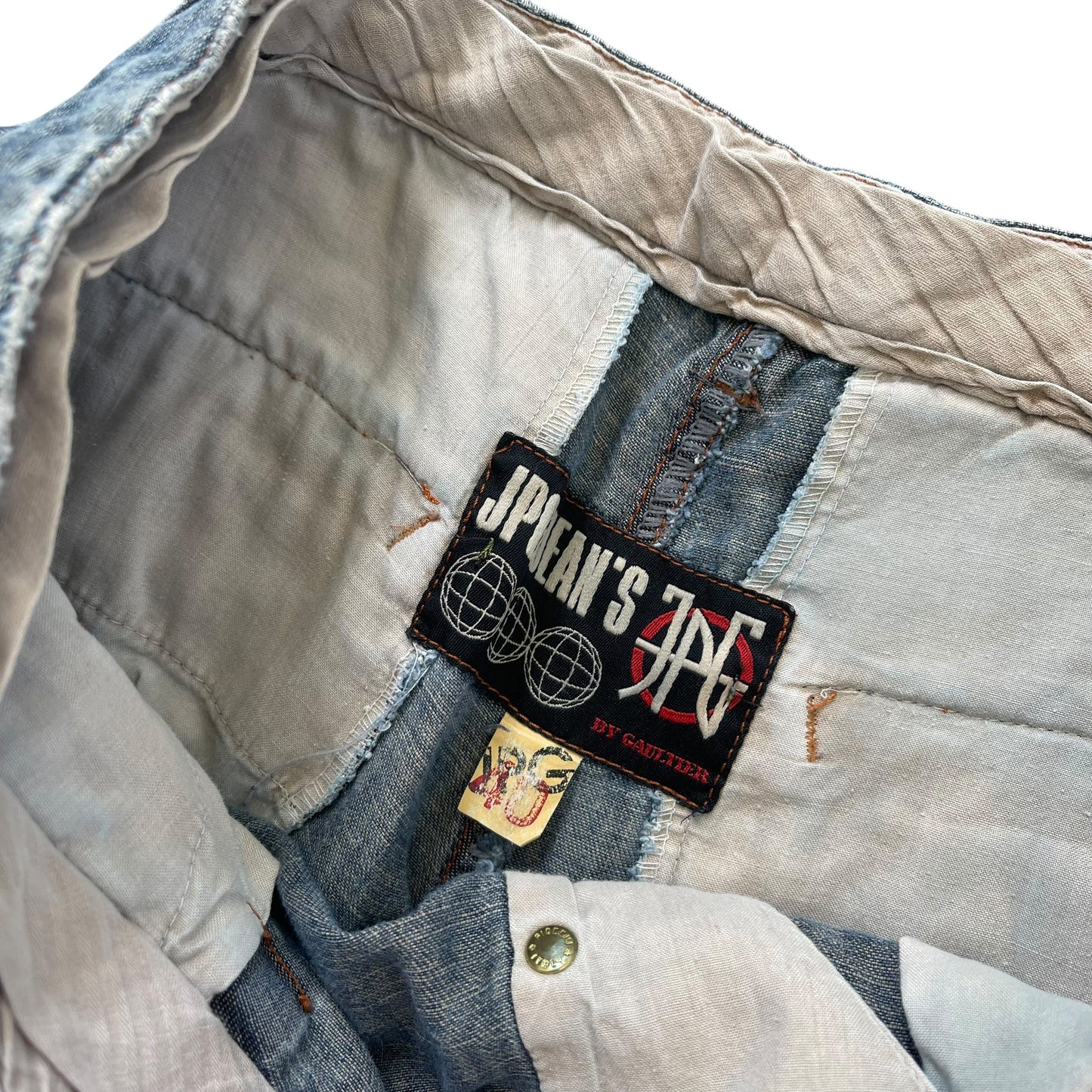 1990's / Y2K JPG Jeans By Jean Paul Gaultier Cargo Denim Pant - M