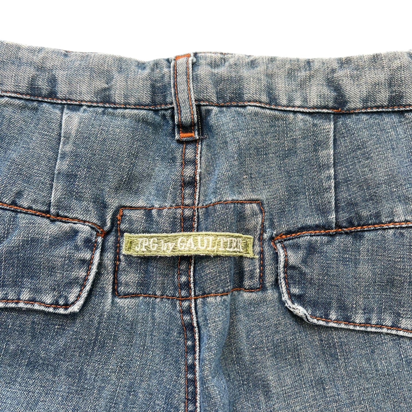 1990's / Y2K JPG Jeans By Jean Paul Gaultier Cargo Denim Pant - M