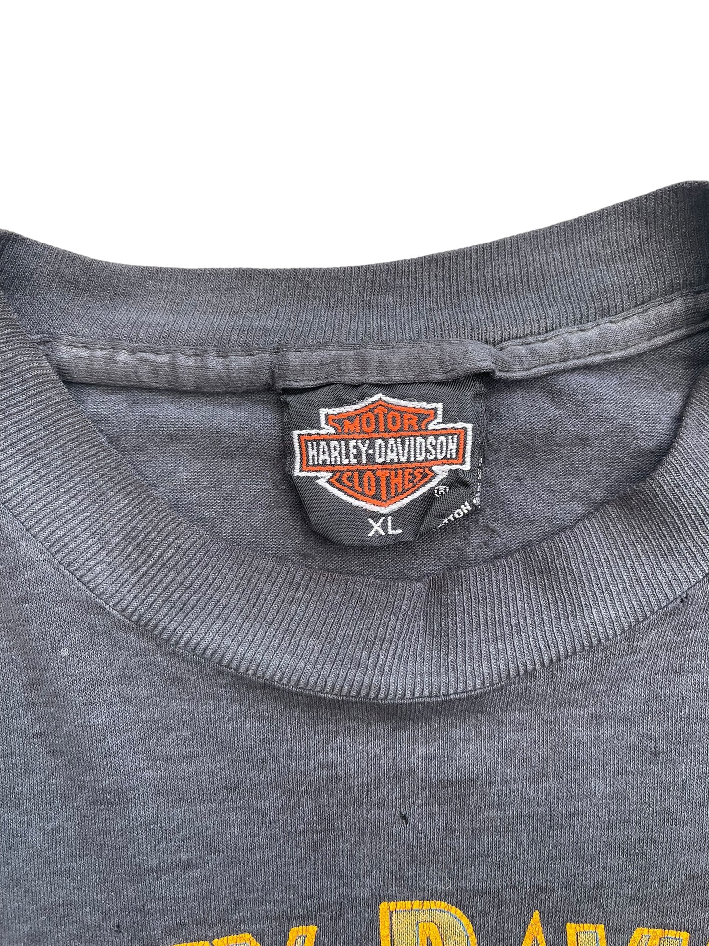 1989 Harley Davidson - 3D Emblem Genuine Hawg T-shirt - XL